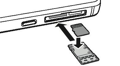 KOMMA IGÅNG INSTALLERA ETT NANO SIM-KORT OCH MINNESKORT 1. Placera enheten på en plan yta med skärmen vänd nedåt. 2. Använd fingertoppen för att dra ut SIM/-korthållaren. 3.