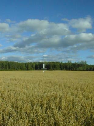 mäts 3 m över mark Typ av station: regional bakgrund och meteorologi Mätplatsen är belägen