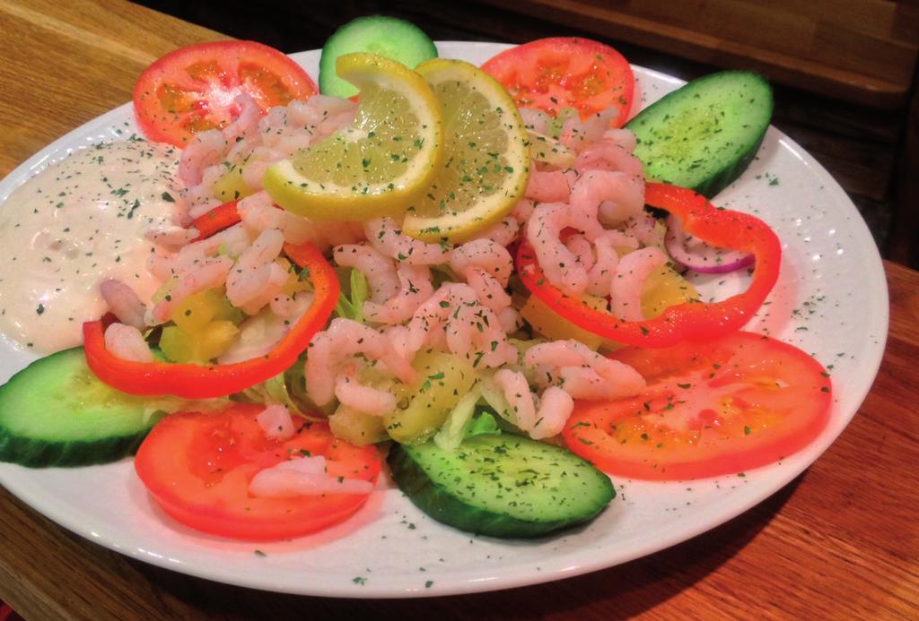 Sallader/Salads Lätt meny/fast food www.capri-halmstad.
