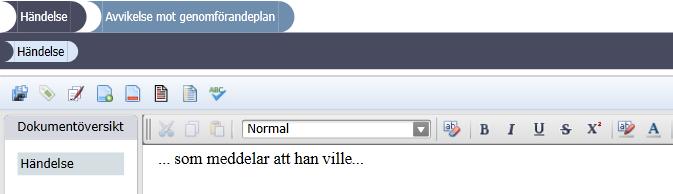 6(6)..6 Göra rättelse Ifall din journal är signerad men är felaktig innehållsmässigt kan du göra en rättelse genom att:.