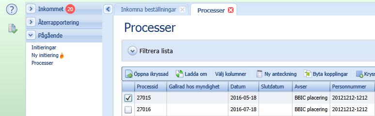 . Klicka på Sök.