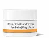 36 Ögonvård Eye Balm näringsrik, skyddar och stärker den känsliga huden runt ögonen Eye Balm är ett skonsamt skydd för ögonpartiet. Den ger skyddande vård med intensiv verkan för alla hudtyper.