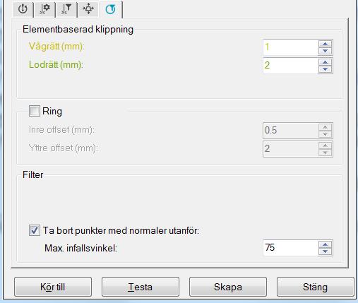 Förbättringar av zoom och rotation vid scanning (R1) Förbättringar av zoom och rotation vid scanning med portabla armar. Scanningsdata har nu ett smidigare flöde i Grafikfönstret.