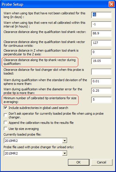 Tillägg i dialogen Inställningar, mätning Två nya inställningar som tidigare bara kunde göras från Settings Editor har