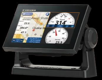 . 1086300200 GP-1971F Sjökortsplotter med GPS/Egnos/Wass/MSAS och Chirp ekolod med 300w, 600W eller 1000W, 9" wide touch display med 1000 cd/m2 och 800x480 pixlar, IP56, 2 st.