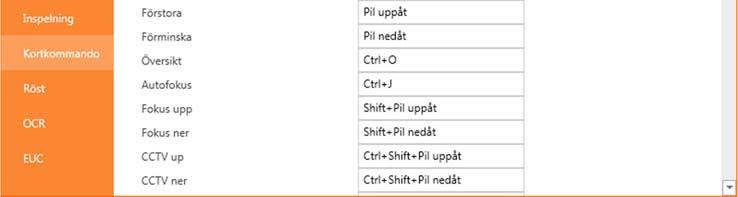 Spela in ljud Ifall din dator är försedd med mikrofon (intern eller extern) kan ljudupptagning läggas till vid inspelningen.