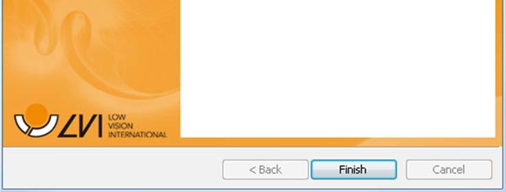 Klicka "Finish" i dialogrutan "Installshield Wizard