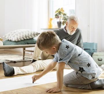 MÖJLIGHETER TILL SOCIAL GEMENSKAP I Seniorgårdens idé om en bra boendemiljö ingår att du ska ha möjlighet till social gemenskap. Därför har du och dina grannar tillgång till gemensamma rum.