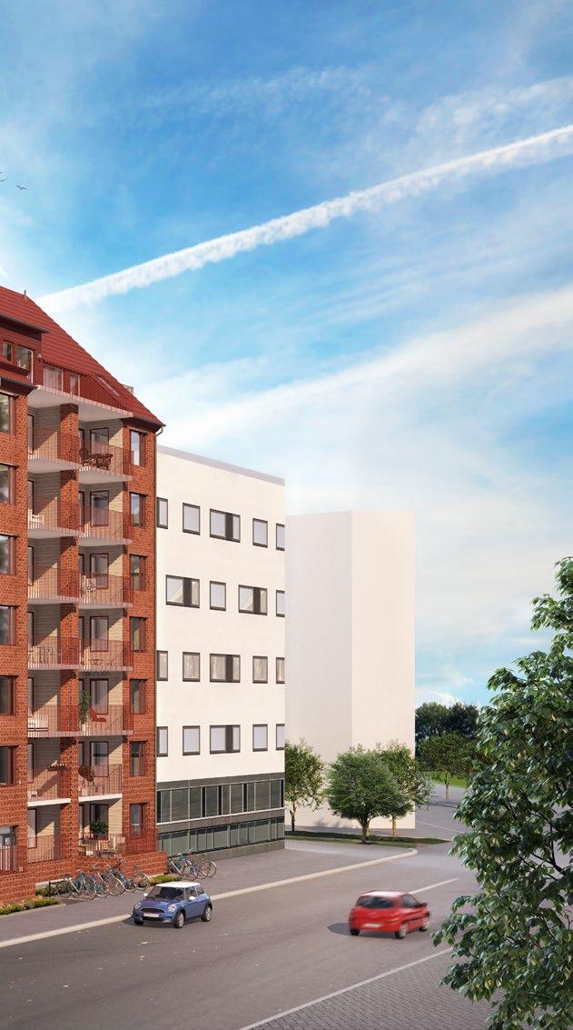 ARKITEKTUR Utmaningen för mig som arkitekt var att hitta en karaktär som känns tidlös och robust. En byggnad som inte skäms för sig.