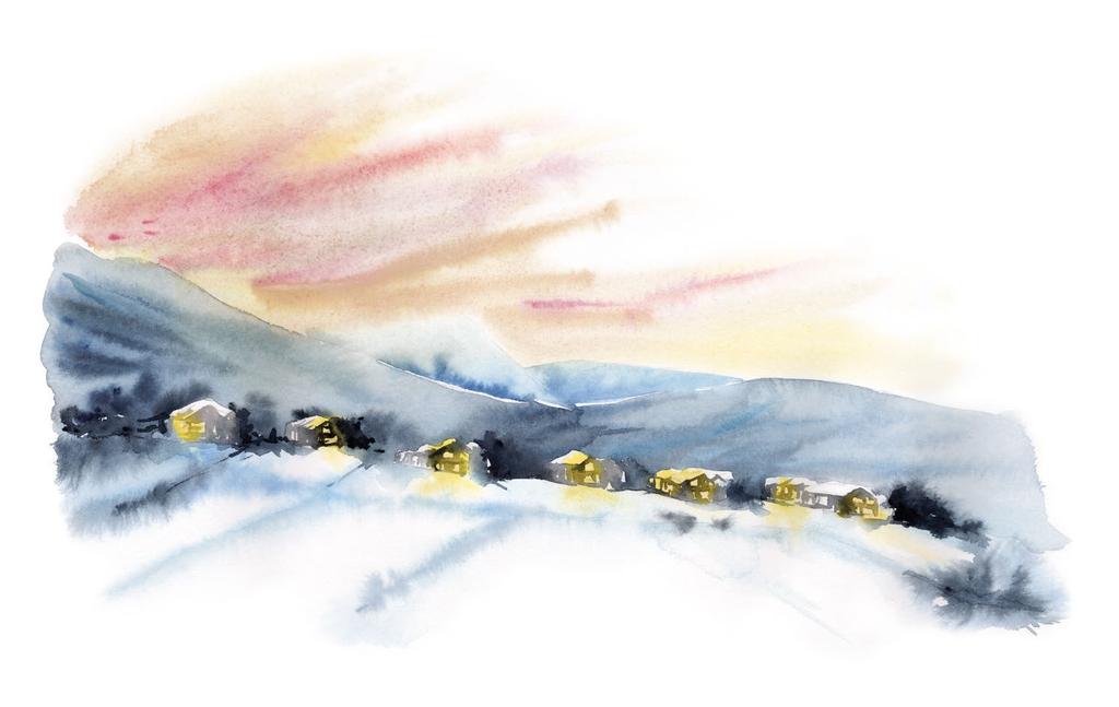 Tjärade furutak målar fjället svart. INTRODUKTION 5 I HJÄRTAT AV nordligaste Dalarna, på gränsen mellan Sverige och Norge ligger fjällbyn Nordklint.