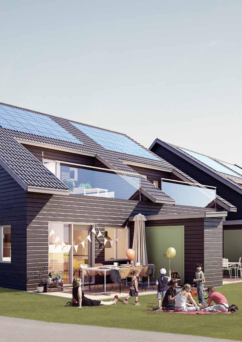 FAKTA Byggherre: Brf Äppelblomman Totalentreprenör: Credentia AB Arkitekt: Sweco Norrtälje Adress: Solgränd/Solbacka strandväg,