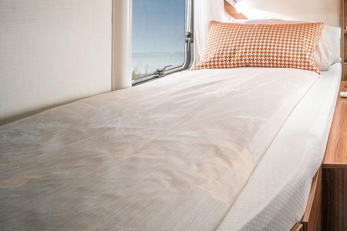 Sängarna i de bakre sängarna är som standard utrustade med flerzons