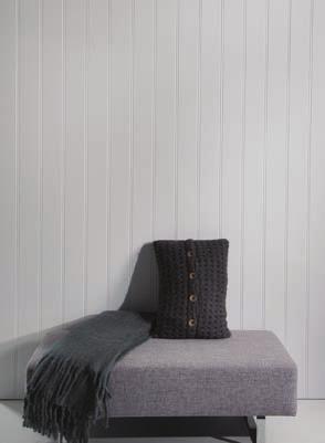 700150371 300x1220 mm 11x2390x620 mm 11x2390x620 mm 148:- 148:- Huntonit Plankett Färdigmålat innertak med en kraftig trästruktur