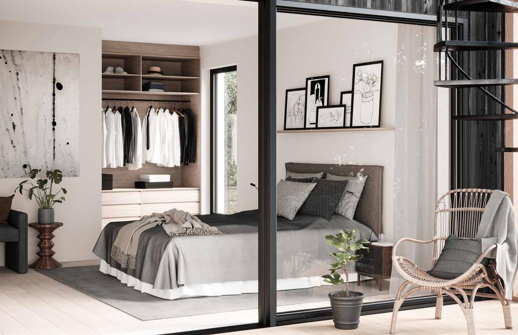 s o v r u m m e d walk in closet o c h u t g å n g