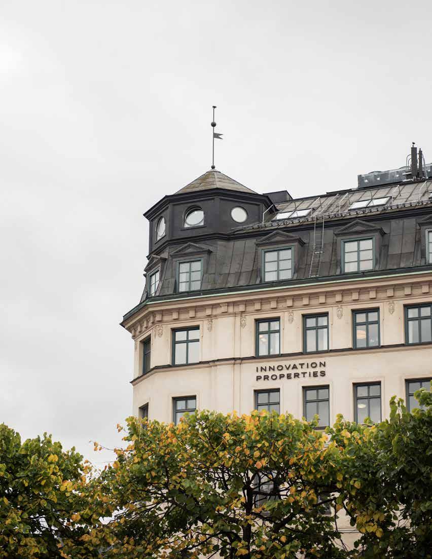 o m i n n o v a t i o n p r o p e r t i e s Fastighetsutvecklaren med kvalitet i fokus m e d a f f ä r s i d é n a t t b y g g a kvalitetsbostäder i attraktiva områden o c h s ä l j a d e m t i l l e