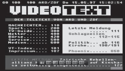 Display Välj Bekräfta Text-tv Text-tv är en avgiftsfri tjänst som erbjuder senaste informationen gällande nyheter, väder och många andra ämnen.