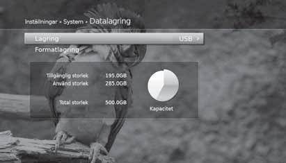 System Inbyggt avkodningssystem MENU Inställningar System Inbyggt avkodningssystem Inbyggt avkodningssystem visas.