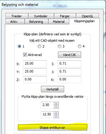 1) Om man dubbelklickar på ett elements ID-flagga i grafikfönstret dyker en utvärderingsetikett upp och ID-flaggan försvinner.