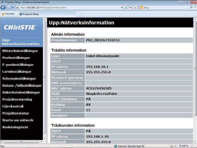 3. Webbkontroll 3.1 