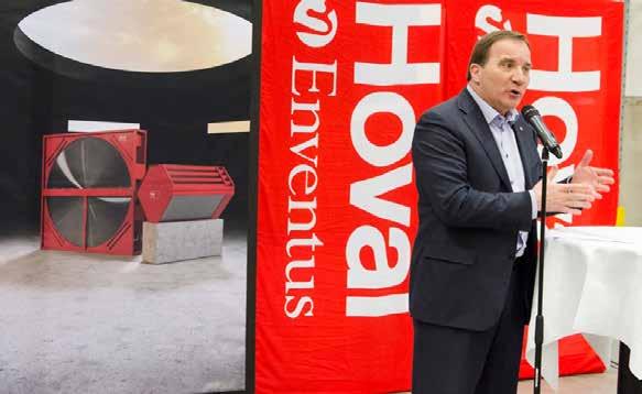 besökte statsminister Stefan Löfven företaget.