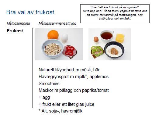 Kost, att få i sig tillräckligt