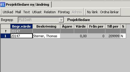 Tänk på att sätta kommatecken mellan för- och efternamn för att namnet ska hamna rätt i EKO.