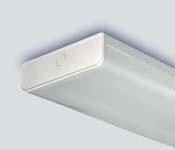 Reflektor/bländskydd: Kupa av klar alt. opal linjeprismatisk extruderad akrylplast. Aluminiumreflektor som tillbehör.