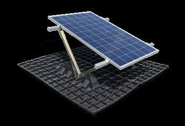 BauderSOLAR produktöversikt Underkonstruktioner låglutande/gröna tak BauderSOLAR UK FD Kompletta underkonstruktioner för låglutande tak med