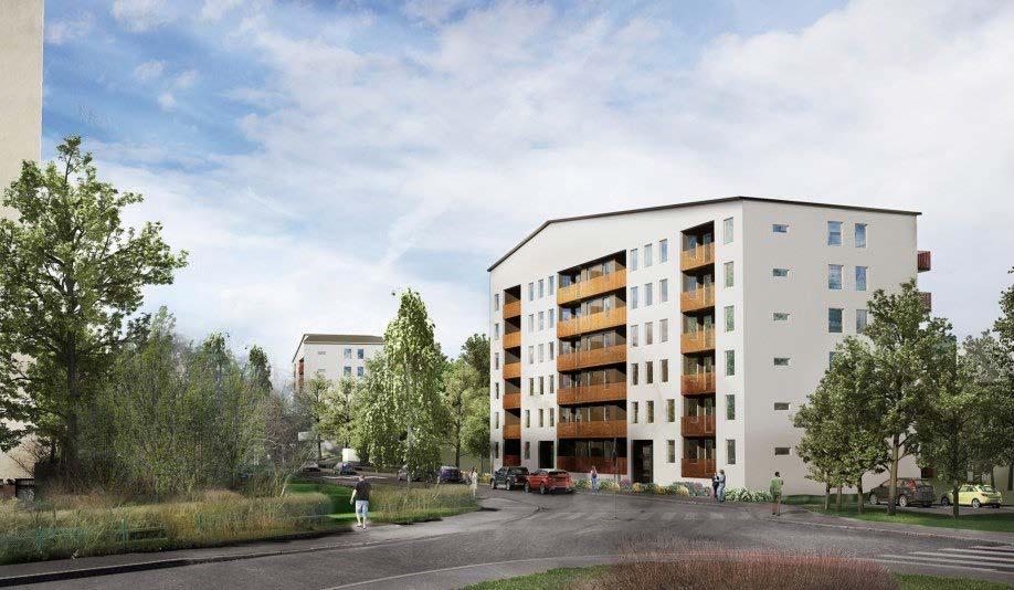 JM Fastighetsutveckling Januari - mars Helår Mkr 2018 2017 2017 Intäkter 15 18 60 Rörelseresultat 1) 2 7 27 Antal disponibla bostadsbyggrätter 800 900 800 Antal bostäder i pågående produktion 553 416