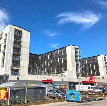 Snart är den första etappen färdigställd (hus 2, 4 och 5) och Inflyttningen sker 2018-11-30.