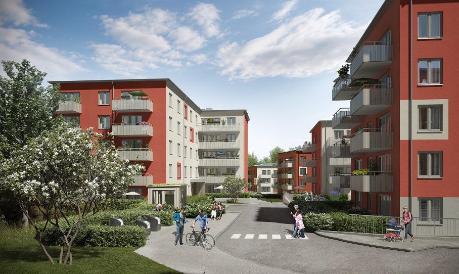 JM Bostad Stockholm Januari - juni Helår Mkr 2017 2016 2016 Intäkter 3 718 3 445 7 162 Rörelseresultat 710 600 1 295 Rörelsemarginal,