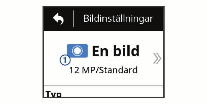 Proffsinställningar: Aktiverar avancerade fotoinställningar (Proffsinställningar, sidan 6). Fotolägen Välj Foto på huvudmenyn och välj det aktiva fotoläget À.
