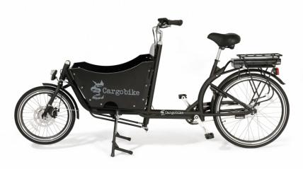 Tvåhjulad ellådcykel, plats för två barn 7 växlar Shimano Nexus 6 effektlägen Batteri under sadeln, Li-ion 9000 Körsträcka ca 40km 250w borstlös motor placerad var i framhjulet Skivbroms fram,