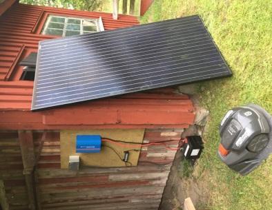 solcellsanläggning är unik med dess förutsättningar - Helst skuggfri placering med lutning riktad mot