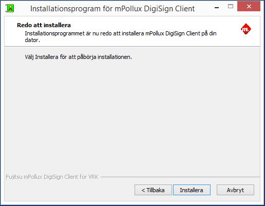 Läs igenom villkoren i licensavtalet, välj Jag