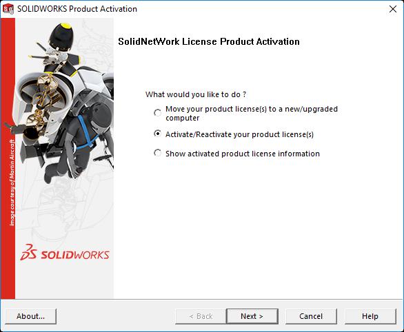 köper en extra licens av SOLIDWORKS eller någon annan produkt, måste licenshanteraren omaktiveras för att denna nya licens ska bli tillgänglig för