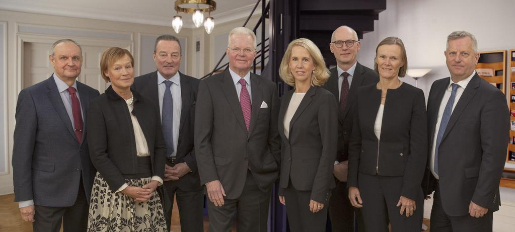 Styrelse Lars Pettersson, Annika Lundius, Christian Caspar, Fredrik Lundberg, Helena Stjernholm, Pär Boman, Nina Linander, Bengt Kjell FREDRIK LUNDBERG Civ ing, civ ekon, ekon dr hc, tekn dr hc.