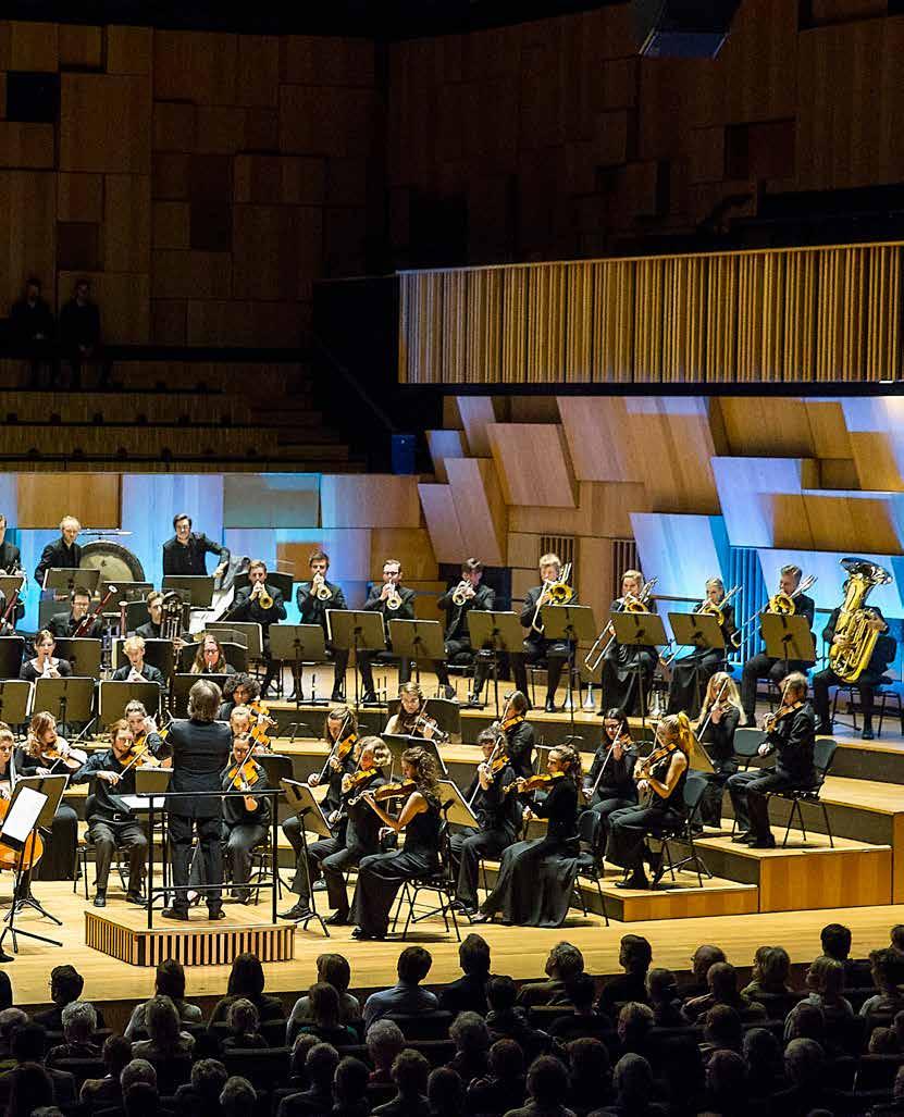 Musikhögskolans symfoniorkester gör i år sex orkesterprojekt och tolv konserter på scener runt om i regionen Malmö Live, Tivolis