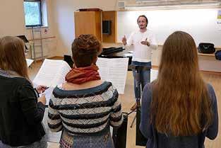 Ämneslärarutbildning i musik Ämnesfördjupning Körledning sångensembler och körer.