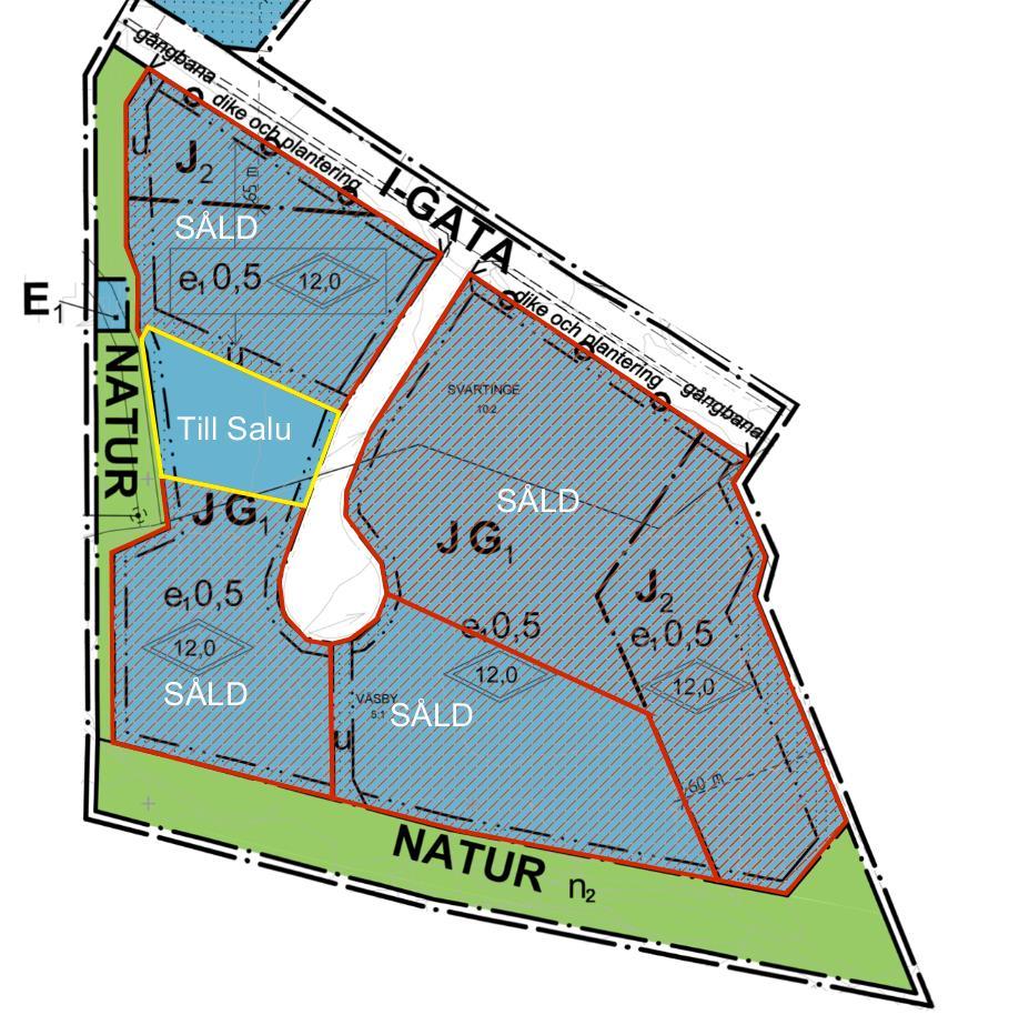 Detaljplanen För det aktuella markområdet gäller Detaljplan för område vid Kappetorpsvägen, dnr 2012/0681, som anger bland annat följande: Industri och lager, dock ej försäljning av drivmedel Högsta