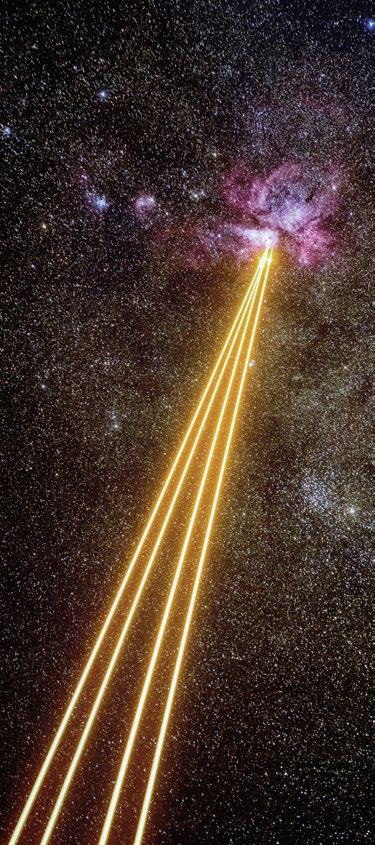 Adaptiv optik Luftturbulens i jordens atmosfär får stjärnorna att tindra och förvränger bilder som tas med jordens teleskop.