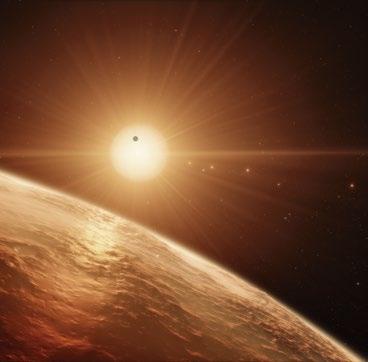Planeten GJ 1214b studerades vid passager framför sin värdstjärna.