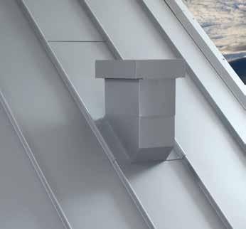 Ventilationshuvar & avloppsluftare Plannja tillverkar anpassade ventilationshuvar och avloppsluftare till respektive takpannor och profiler som ger en tät och estetsisk lösning för alla typer av tak.