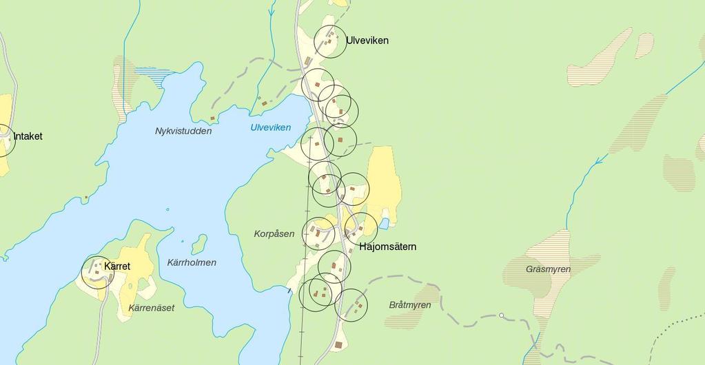 Hajomsätern Området har 8