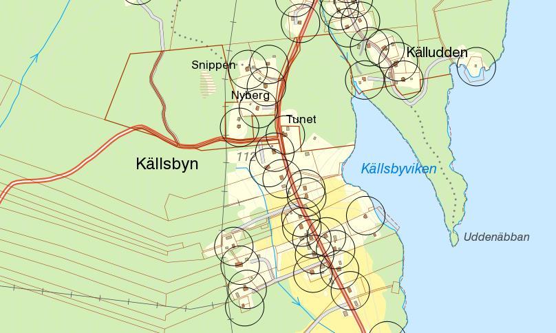 Källsbyn Södra delen av Lennartsfors.