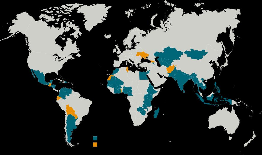 Når ut till patienter i 40 länder Donationsstatistik juli 2015 till december 2017 Vid 2017 års slut hade Sobi och Bioverativ donerat 262 miljoner IUs av Elocta och Alprolix och på så sätt