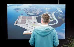 Stockholm Norvik har ett perfekt läge nära de stora farlederna mitt i Stockholmsregionen och får ett djup på 16,5 meter.