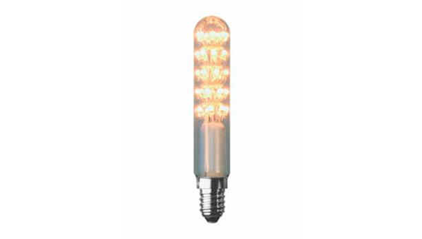 LED-lampa Rörlampa Varmvit LED-lampa (färgtemperatur 2100 K). Mycket energisnål och med en medellivslängd på 15.000 h.