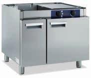 26 electrolux ugnstillbehör installationslösningar Baser Stativ med värmeskåp GN anpassad Antal galler 5 (GN ) - 6 (400 x 600 mm) 7 (GN 2/1) 897 x 845 x 803 mm 1207 x 995 x 803 mm Effekt 2,5 kw 2,5