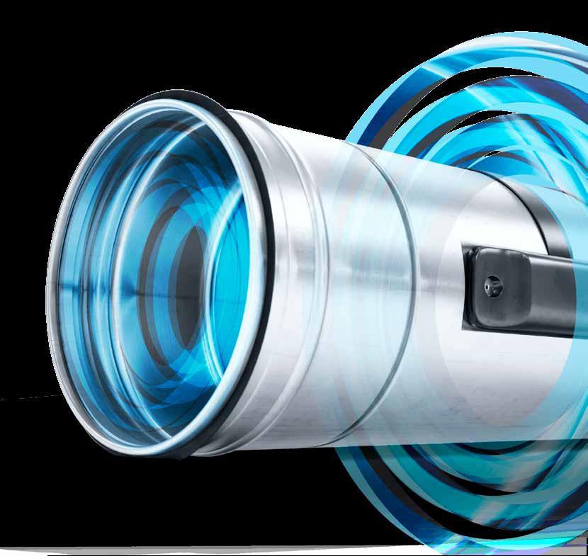 UltraSound Technology by FläktGroup LÅG LJUDNIVÅ INOMHUSLUFT AV HÖG KVALITET FLEXIBILITET NOGGRANNHET OCH MÅNG- SIDIGHET ENERGI- EFFEKTIVITET MINSKAT UNDERHÅLL VÅR